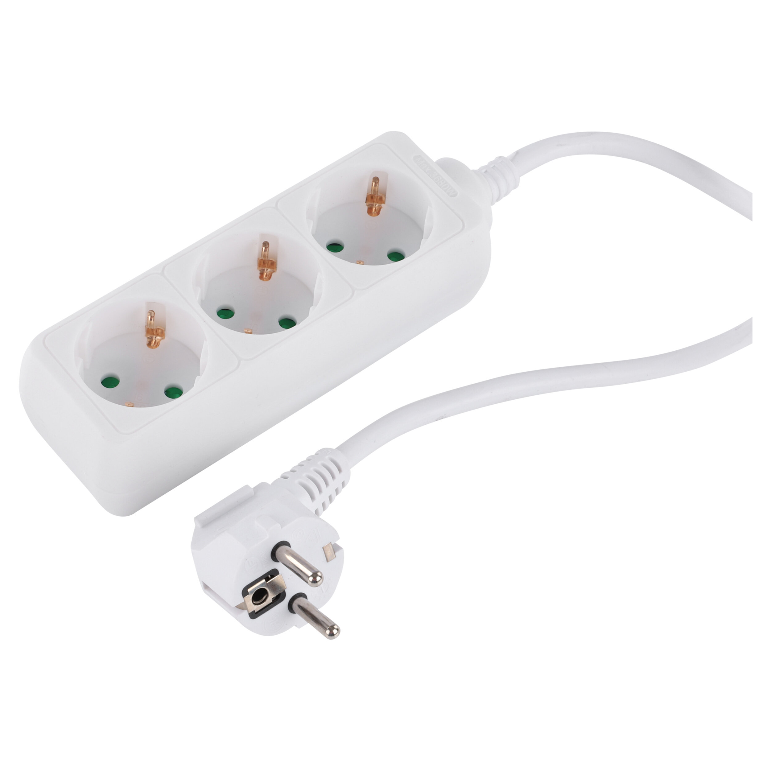 Q-Link tafelcontactdoos 3v ra wit 1.5 meter