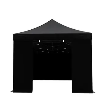 Easy up partytent 3 x 6 meter zwart pvc