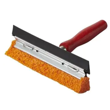 Raamwisser 14cm met houten steel