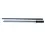 Bezemsteel deelbaar  aluminium 125 cm