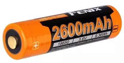 Fenix oplaadbaar batterij 2600 mAh