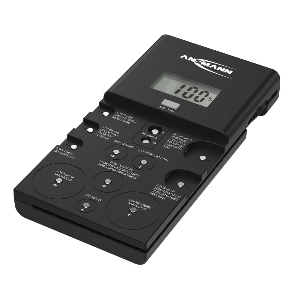 Ansmann accu- en batterijtester