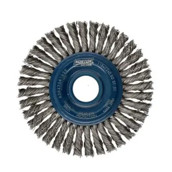 Norton rondborstel rvs 115x6x22mm