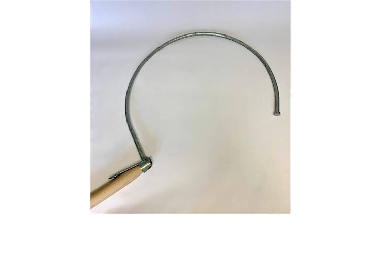Reddingshaak met houten stok 500cm