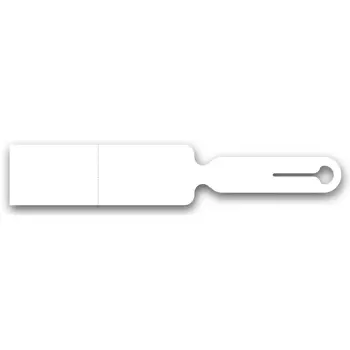 Id-label doorluslabel perfo wit 250 stuks