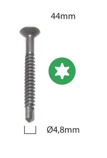 Secupro trekschroeven groen 4,8mm