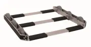 Kastendieplader aluminium 55cm breed