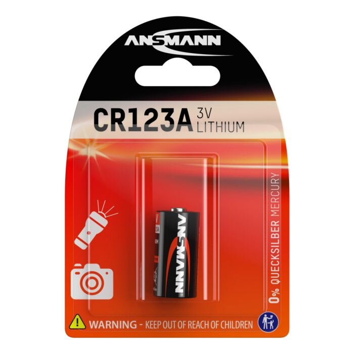 Ansmann lithium batterij 3v cr123a
