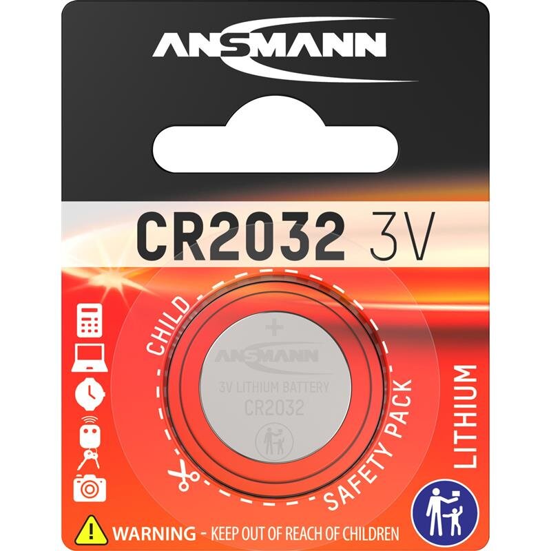 Ansmann knoopcel batterij cr2032 3.0 v