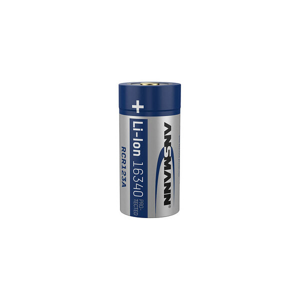 Ansmann li-ion batterij 3,6v rcr123a 16340