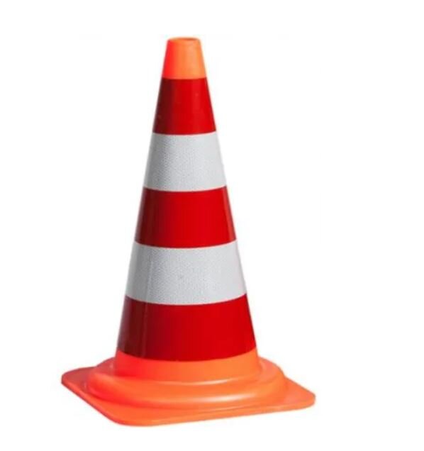 Verkeerskegel pvc Klasse III 50cm