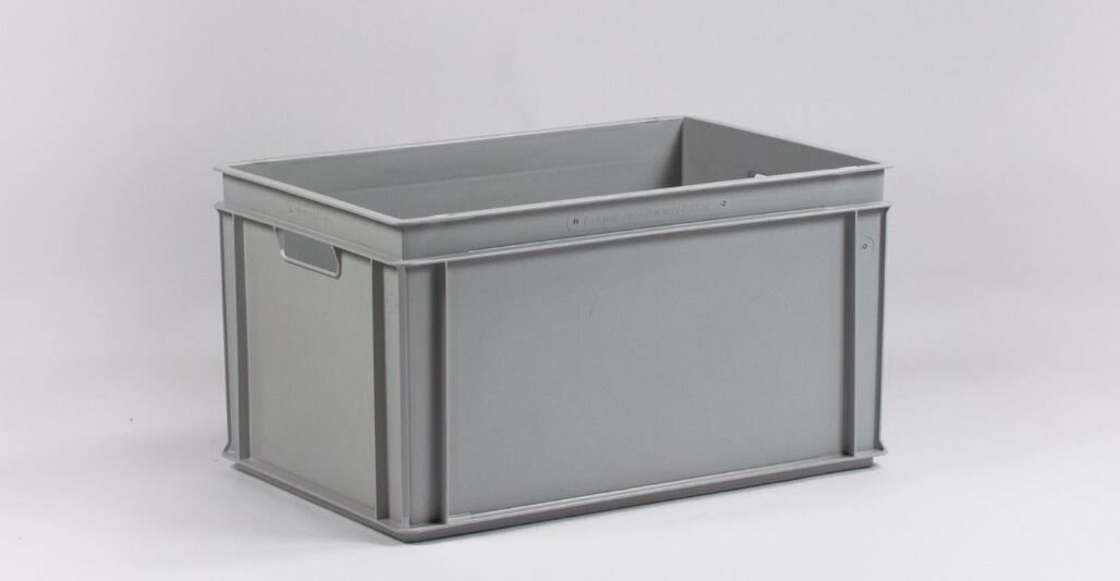 Magazijnbak 600x400x325mm 60 liter grijs