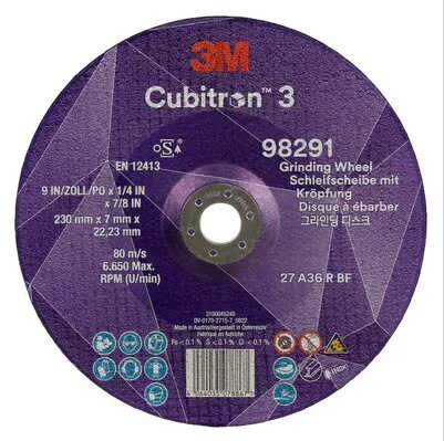 3M Afbraamschijf 98291, T27, 230 mm x 7 mm