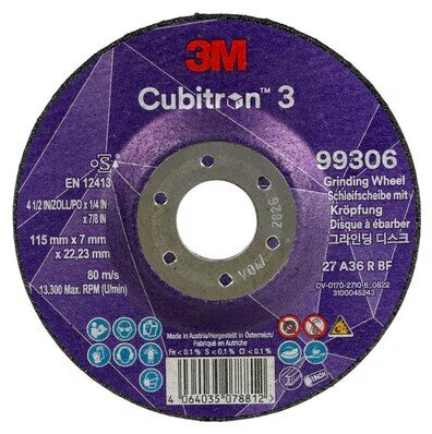 3M Afbraamschijf 99306, T27, 115 mm x 7 mm