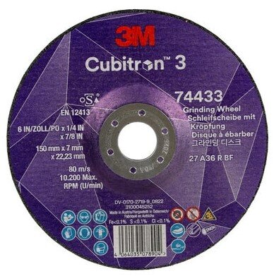 3M Afbraamschijf 74433, T27, 150 mm x 7 mm