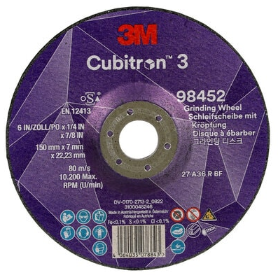 3M Afbraamschijf 98452, T27, 150 mm x 7 mm