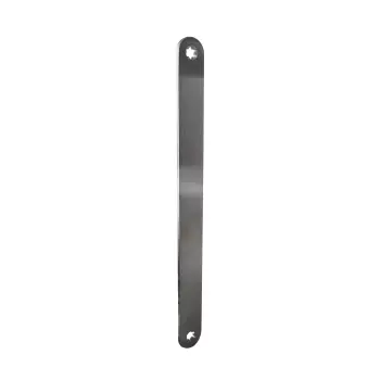 Is sluitplaat blind 235 x 20mm rvs