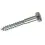 Houtdraadbout DIN 571 4.8  verzinkt 6 X 60