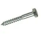 Houtdraadbout DIN 571 RVS A2 8 x 60