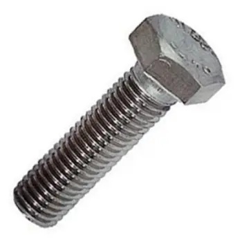 Zeskanttapbout DIN 933 RVS A2 m10x20