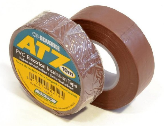 AT-7 isolatieband bruin 19mm x 10m x 150µ