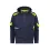 Dassy hoodie Santos nachtblauw/fluor geel M