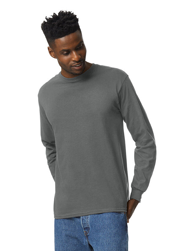 Gildan t-shirt GIL2400 antraciet grijs S