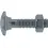 Slotbout DIN 603/555 galv. verzinkt M16 X 100