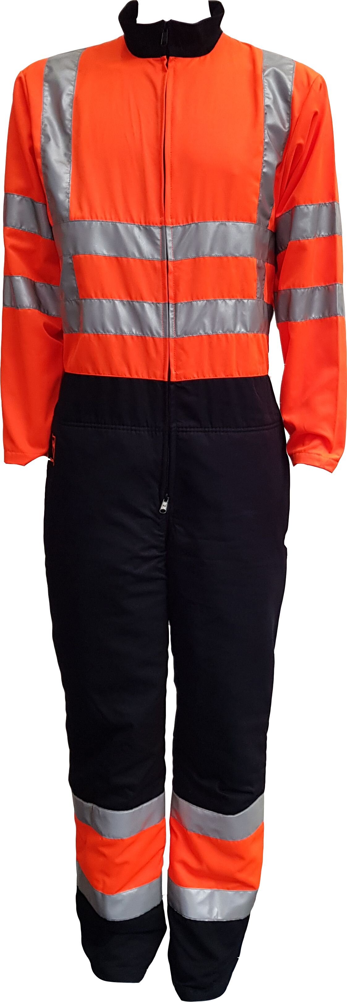 STIcomfort snipperoverall zwart/oranje 2XL