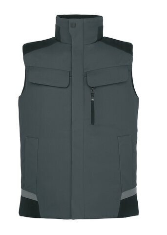 FHB bodywarmer Hauke antraciet-zwart 3XL