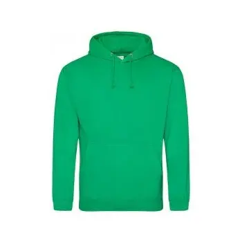 Just Hoods college hoodie kelly green M