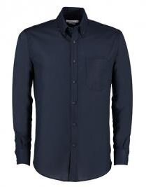 Kustom kit overhemd lm navy      37