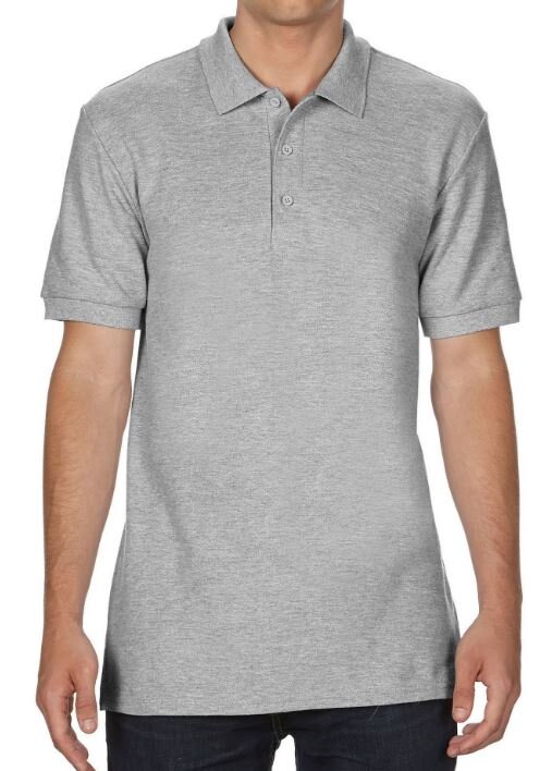 Gildan polo GIL85800 sport grijs M