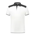 Santino polo Tivoli wit/grijs XS