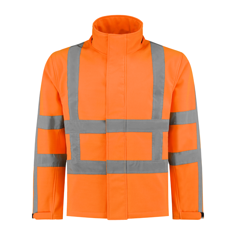 Bestex softshell SSRWS100 fluor oranje 2XL