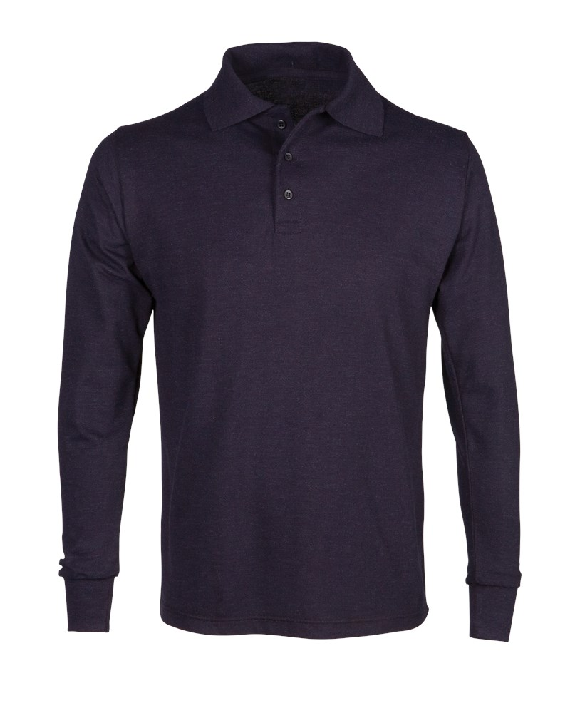 Havep polo lange mouw 77020 marine XS