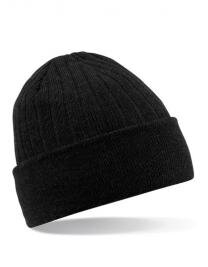 Beechfield beanie Thinsulate zwart one size