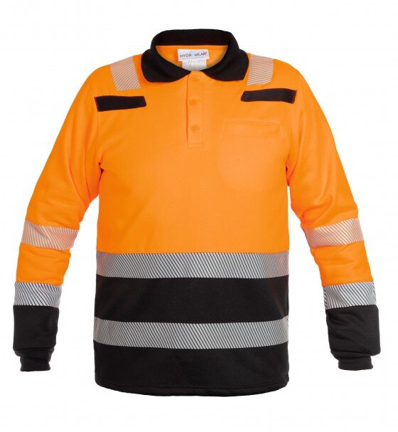 Hydrowear sweater Tokio fl. oranje/zwart L