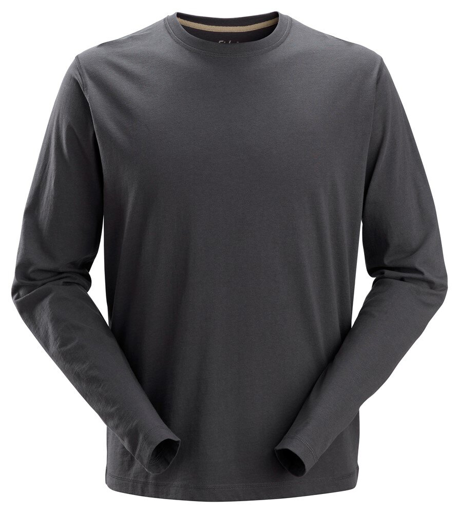 Snickers long-sleeve t-shirt staal grijs 3XL