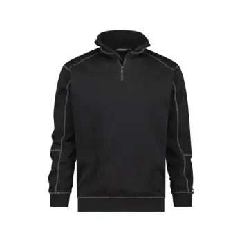 Dassy zipsweater Felix zwart M