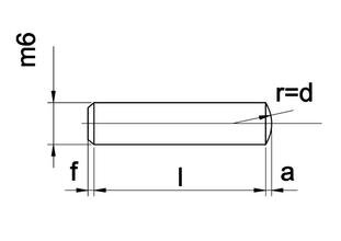 Breekpen blank               5x40mm