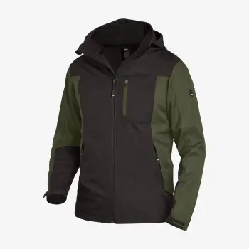 FHB softshell Jannik olijf-zwart M
