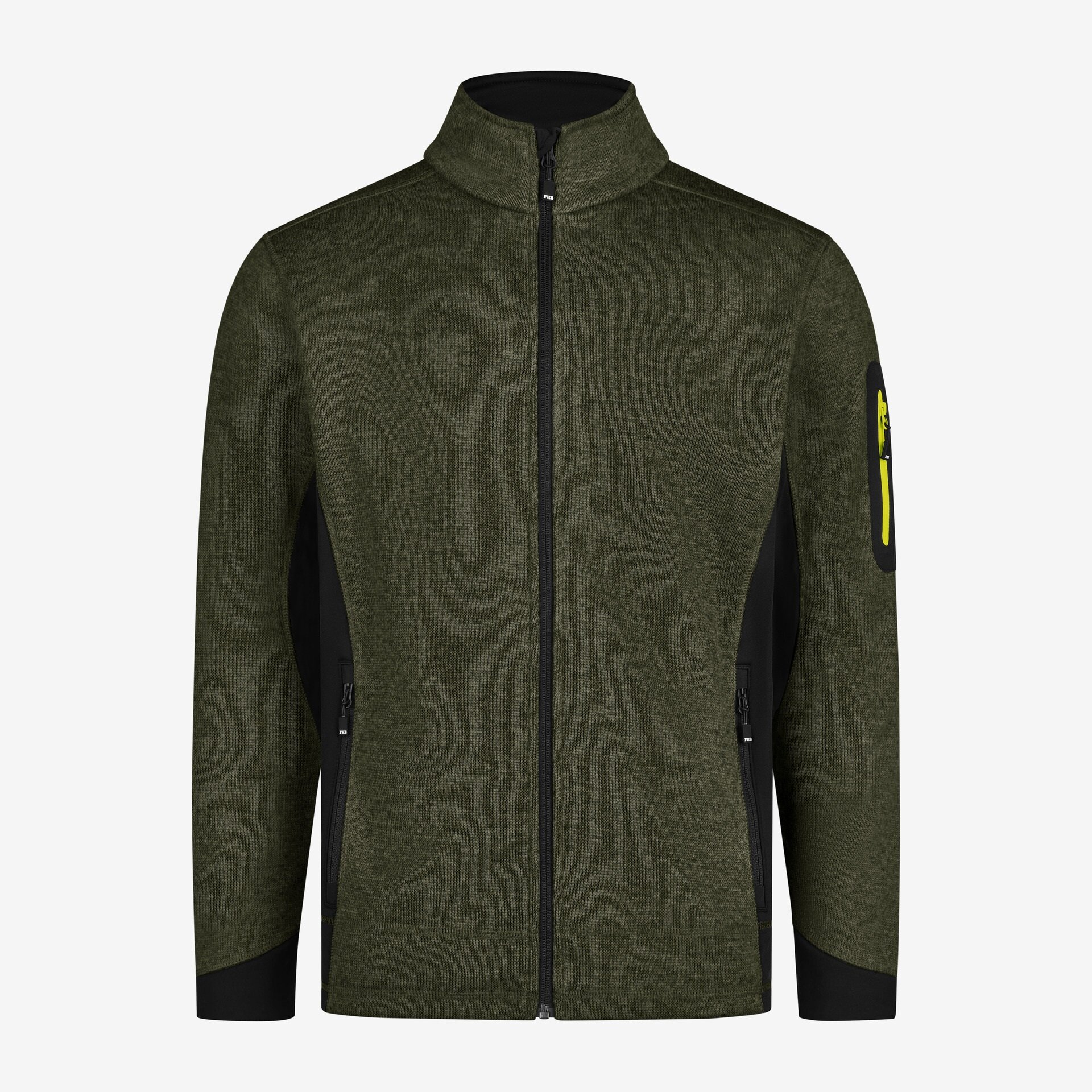 FHB vest Christoph olijf-zwart XL