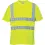 Portwest t-shirt s478 fluor geel XS