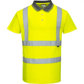Portwest polo s477 fluor geel XS