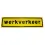 Magneetsticker werkverkeer  geel/zw
