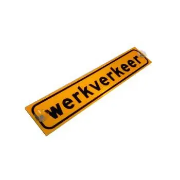 Bord m/zuignappen werkverkeer gl/zw