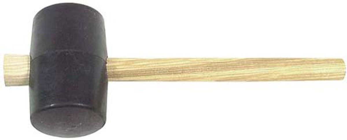Hamer rubber 0 hard 80x40mm