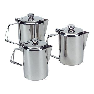 Thee/koffiepot rvs met deksel 2.0ltr