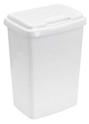 Top-fix afvalbak 50 ltr Wit